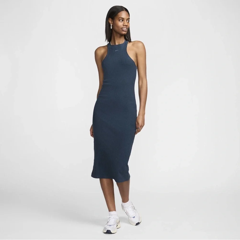 Nike vintage retro tennis tight slim fit navy dress skirt special edition